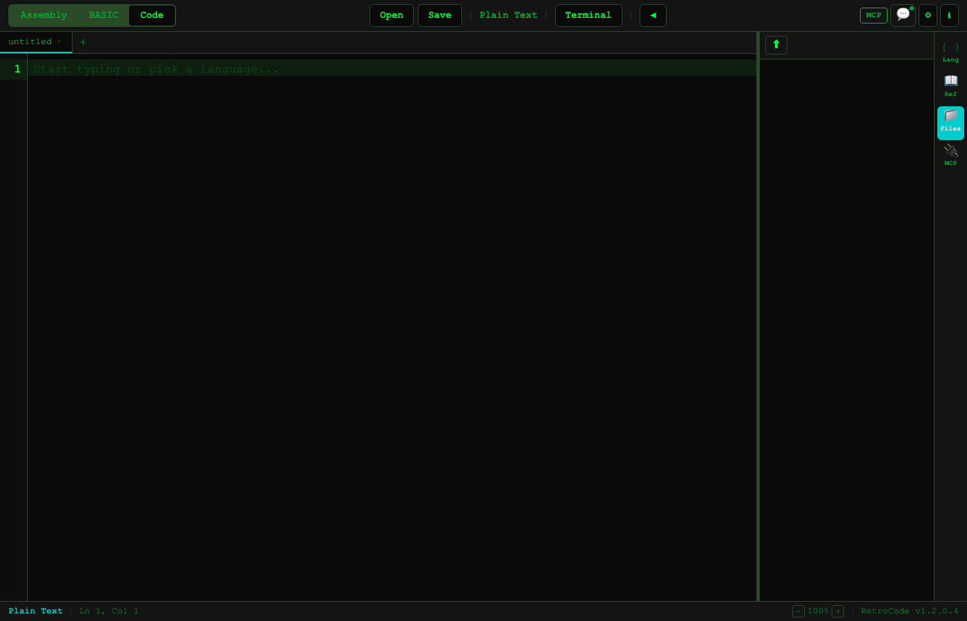 File browser panel