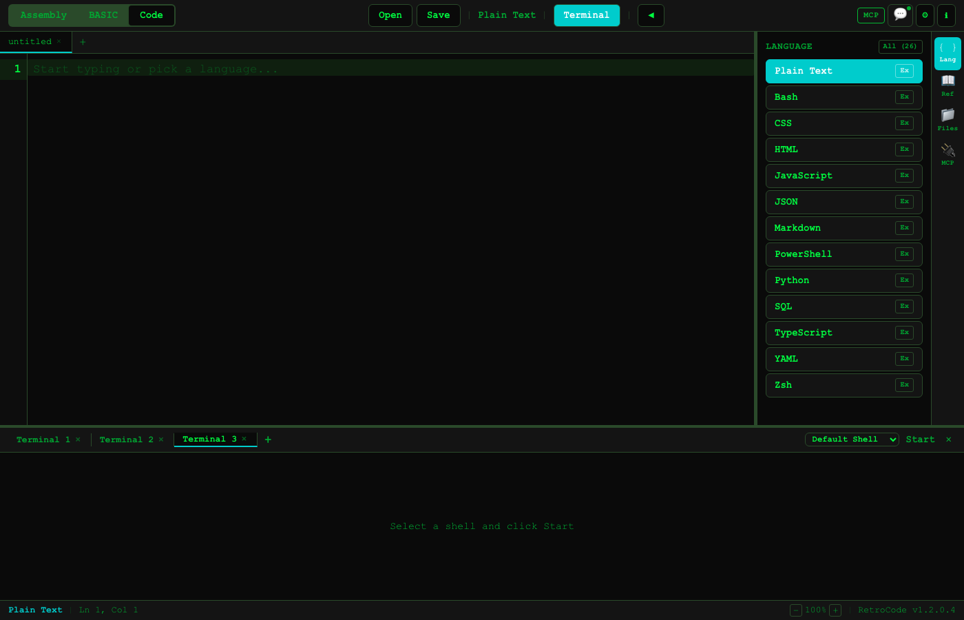Multiple Terminal Sessions